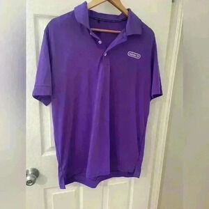 Adidas  men’s purple golf polo size large